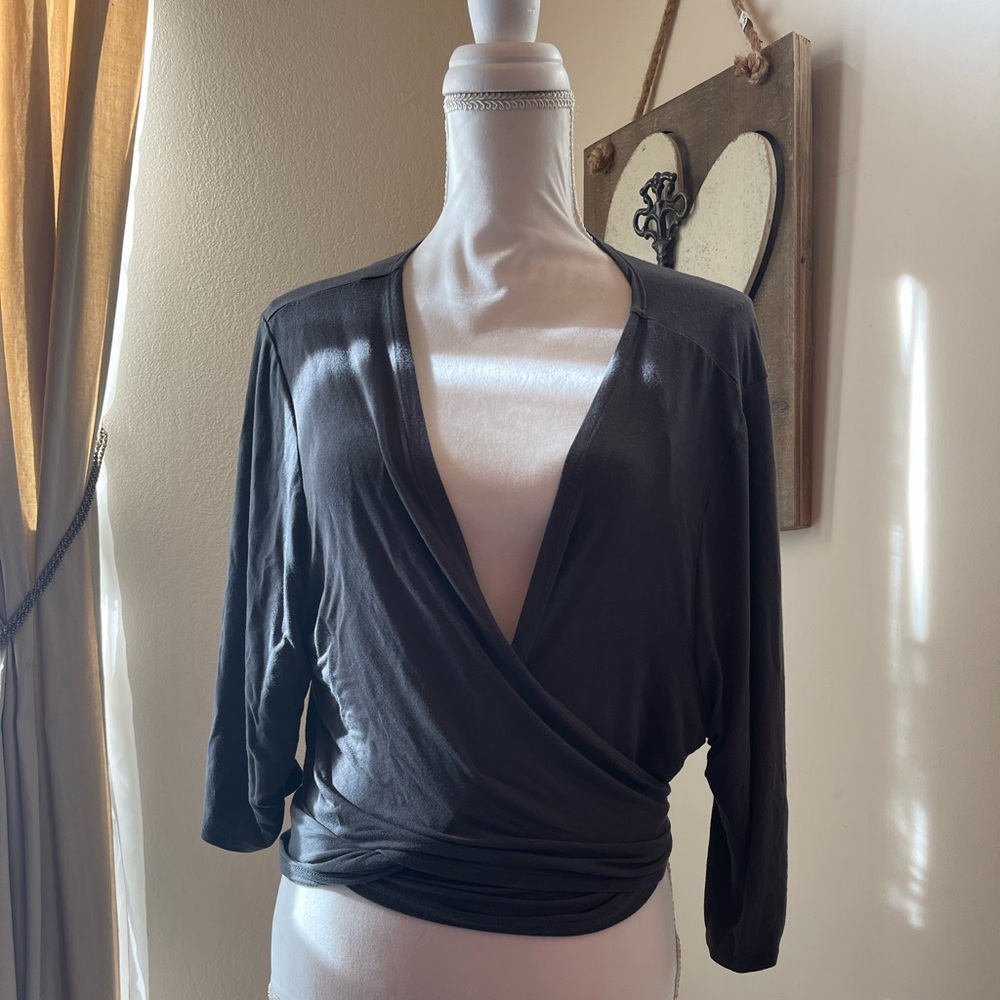 Zenana Luxe Rayon Cropped Cardigan, Ash Grey